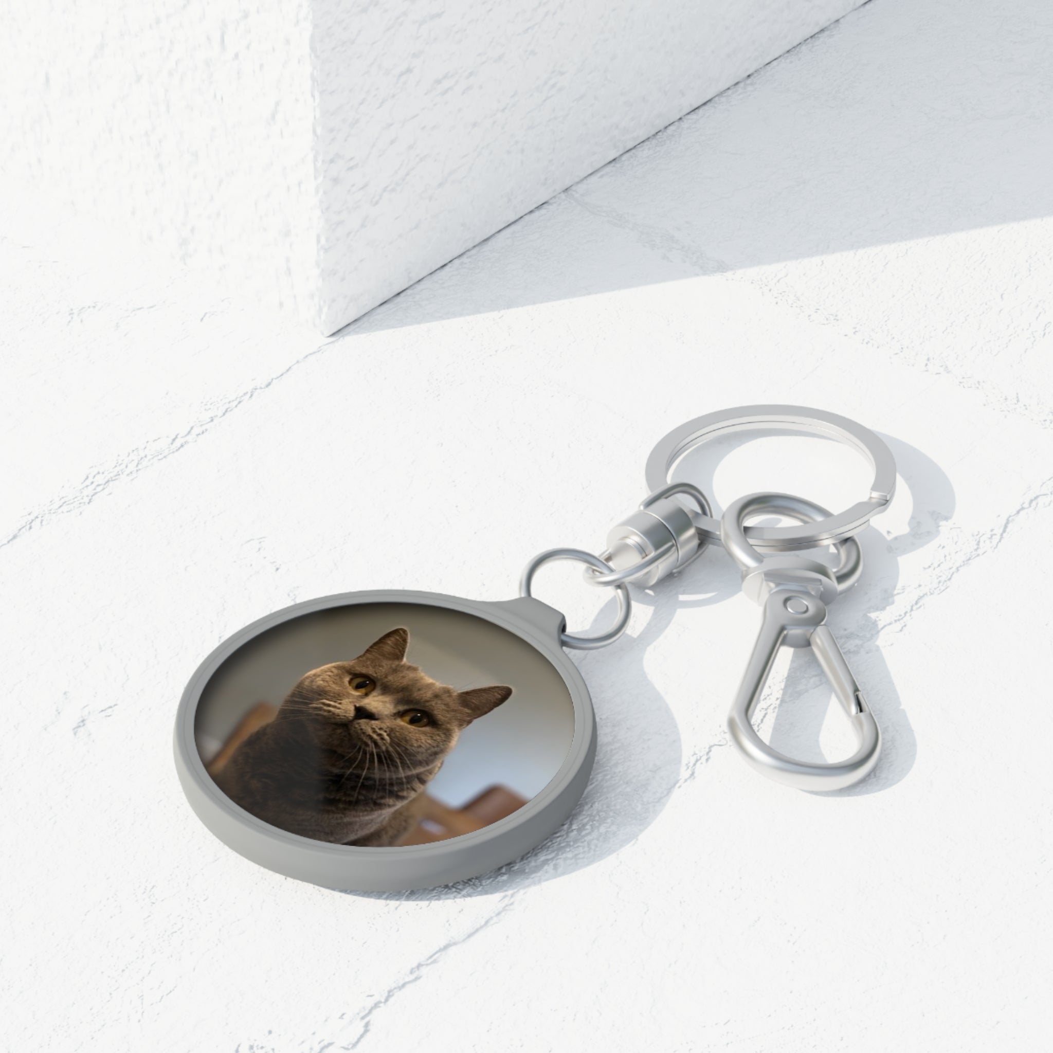 Sleutelhanger met foto van je hond of kat, persoonlijk cadeau