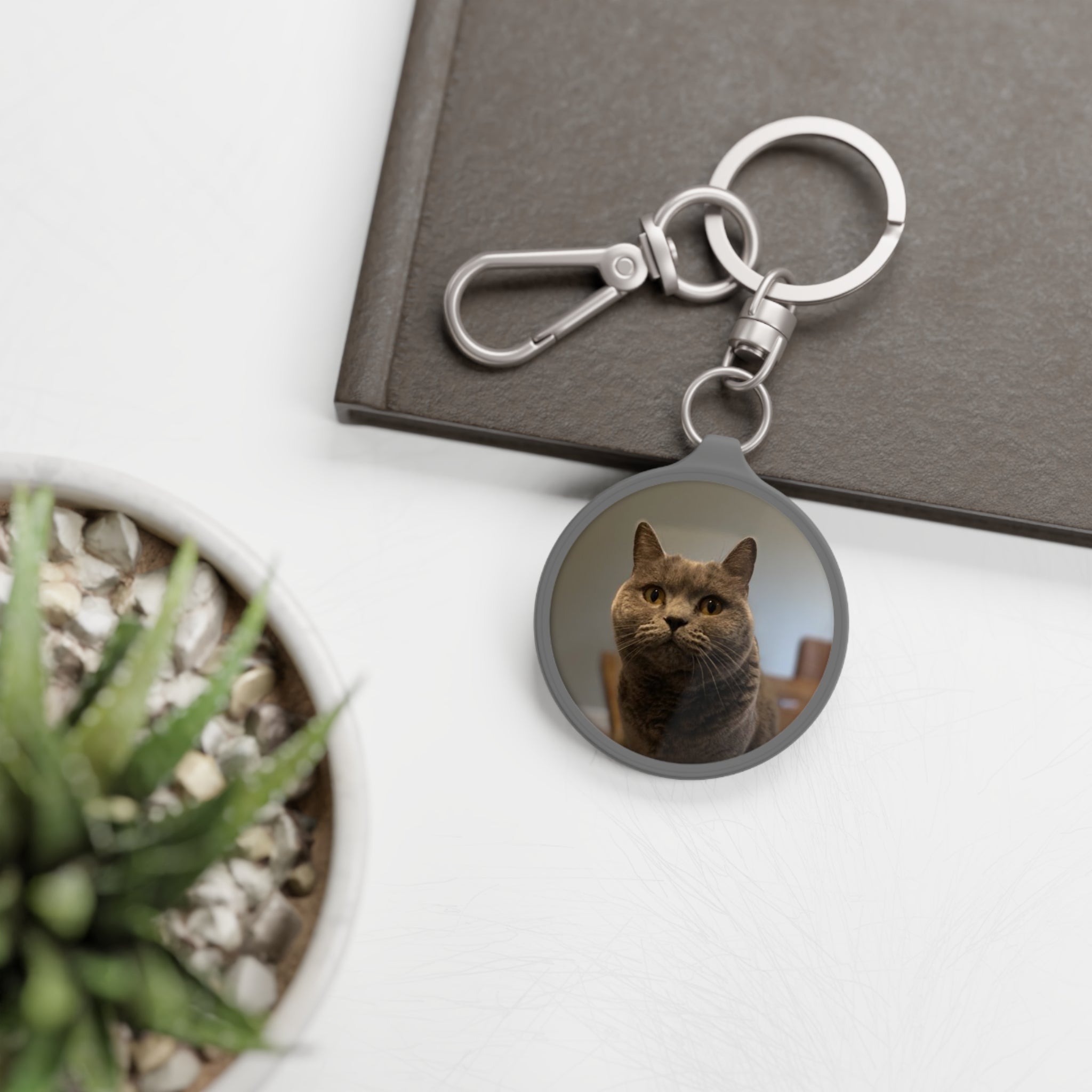 Sleutelhanger met foto van je hond of kat, persoonlijk cadeau